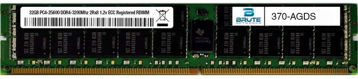 Pamięć Dell 32GB RDIMM 3200MT/s Dual Rank 16Gb RDIMM (370-AGDS) - obraz 1