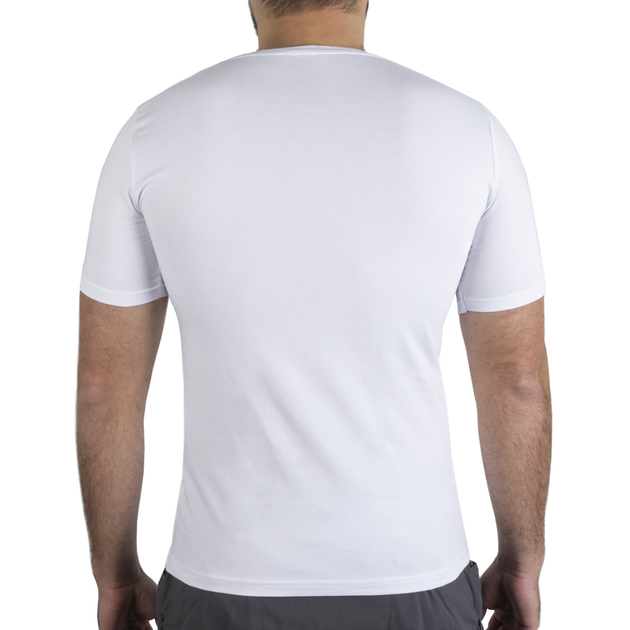 Футболка однотонна Sturm Mil-Tec Top Gun T-Shirt Slim Fit 2XL White - зображення 2
