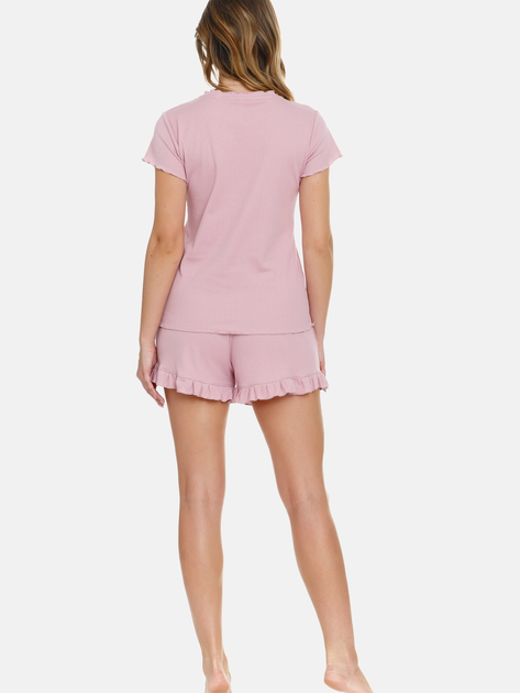 Піжама (футболка + шорти) жіноча бавовняна Doctor Nap PM.4315 M Рожева (5902701181505) - зображення 2