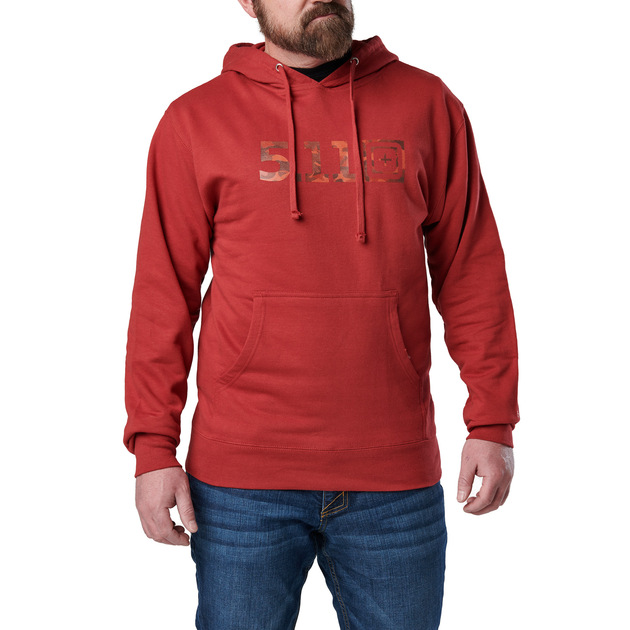 Худі 5.11 Tactical Topo Legacy Hoodie XL Red Bourbon - зображення 1