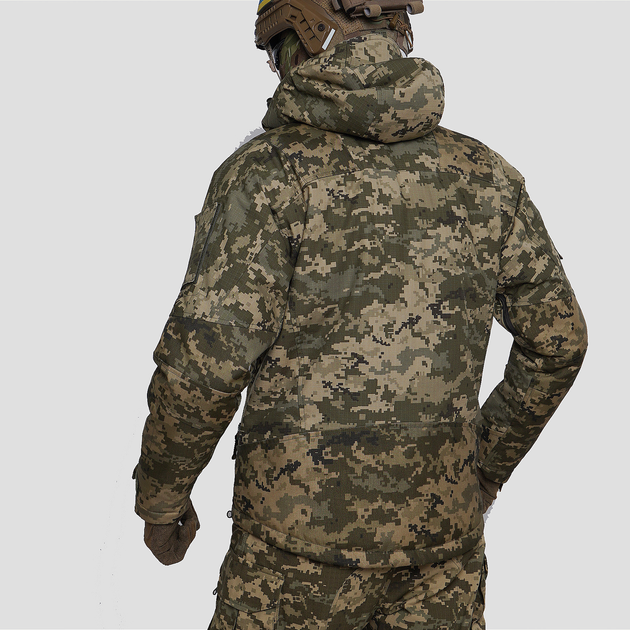 Зимова тактична куртка UATAC Pixel RIP-STOP Climashield Apex M - изображение 2