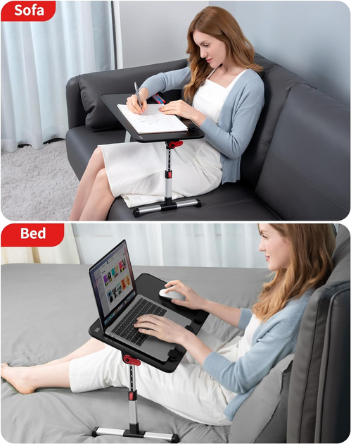 Столик для ноутбука VHG A6Q Black 17`` 520 x 300мм, Laptop Table - Фото 6 Столик для ноутбука VHG A6Q Black 17`` 520 x 300мм, Laptop Table - изображение 6