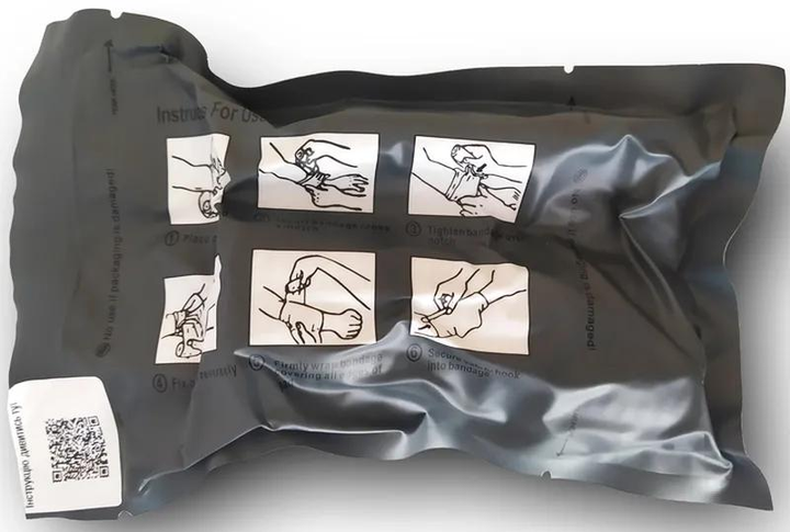 Ізраїльський бандаж Trauma Bandage Dressing 4 - изображение 2