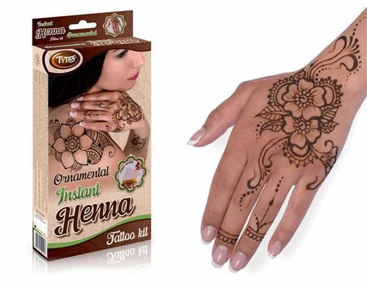 Henna do malowania ciała TyToo Instant Henna Ornamental (5999094502017) - obraz 2