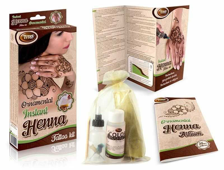 Хна для розпису по тілу TyToo Instant Henna Ornamental (5999094502017) - зображення 4