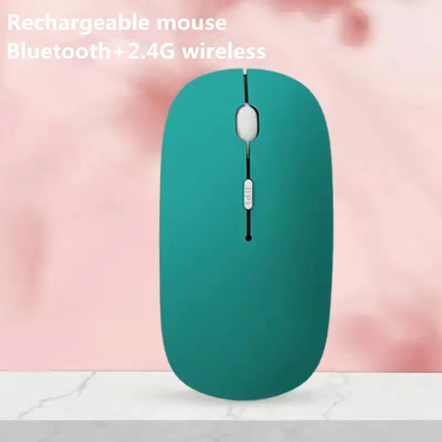 Безпровідна мишка M-100 bluetooth матовий зелений - изображение 5