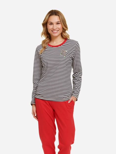 Piżama (bluza + spodnie) damska Doctor Nap PM.5235 S Czerwona (5902701183455) - obraz 2