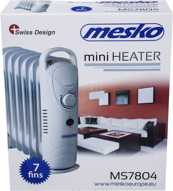 Масляний обігрівач Mesko MS 7804 - зображення 6