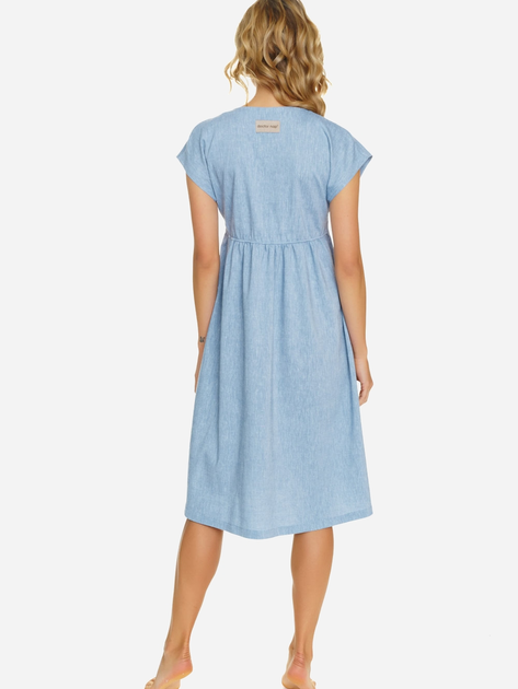Нічна сорочка жіноча Doctor Nap TCB.5360 XL Блакитна (5902701192846) - зображення 2