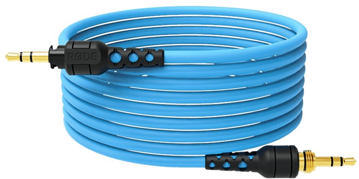 Кабель Rode 3.5 мм (mini-jack) - 3.5 мм (mini-jack) 2.4 м Blue (RODE NTH-CABLE24B) - зображення 2