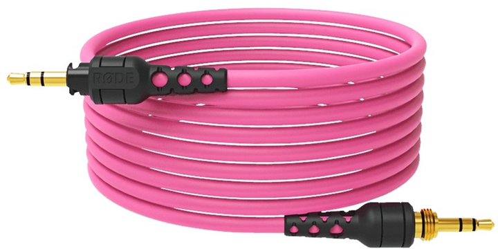 Kabel Rode 3.5 mm (mini-jack) - 3.5 mm (mini-jack) 2.4 m Pink (RODE NTH-CABLE24P) - obraz 2