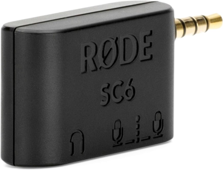 Адаптер Rode SC6 3 x 3.5 мм (mini-jack) - 3.5 мм (mini-jack) Black (RODE SC6) - зображення 3