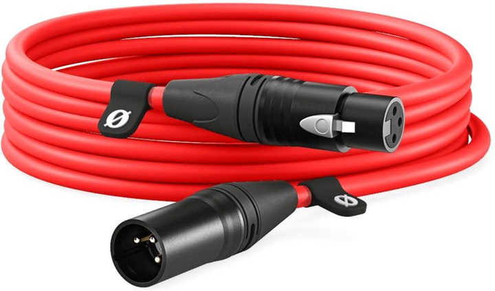 Kabel Rode XLR - XLR 6 m Red (RODE XLR6M-R) - obraz 1