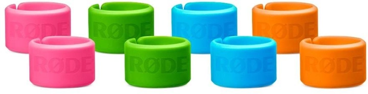 Набір кілець Rode XLR-ID 4 шт Orange/Pink/Blue/Green (RODE XLR-ID) - зображення 1
