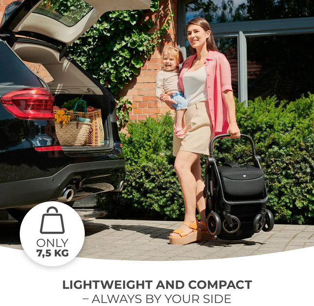 Прогулянкова коляска KinderKraft Apino Raven Black (5902533924127) - зображення 11