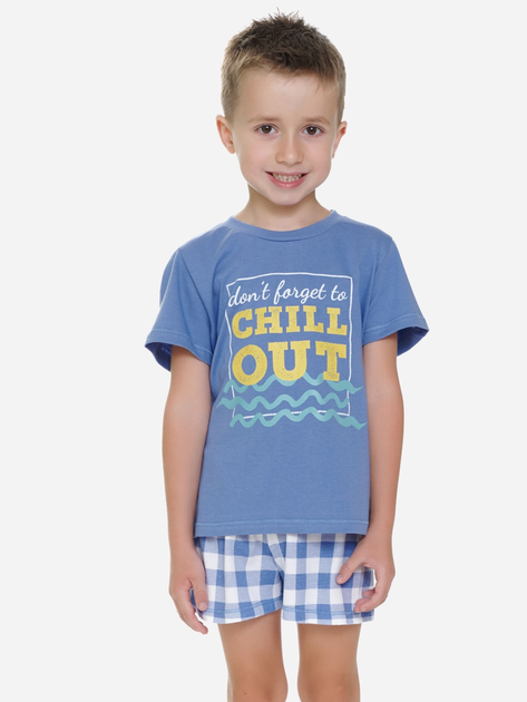 Дитяча піжама для хлопчика Doctor Nap PDU.5346 110-116 см Синя (5902701191801) - зображення 1