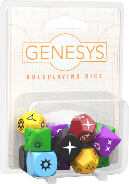 Dodatek do gry planszowej RPG Rebel Genesys Zestaw Kostek Narracyjnych (8435407636828) - obraz 1