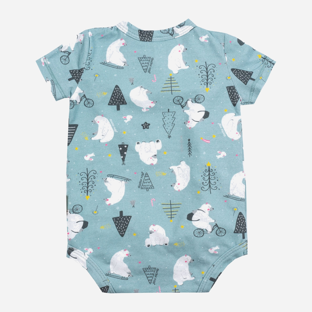 Дитяче боді-футболка для новонароджених Doctor Nap BOD.5378 56-62 см Різнокольорове (5902701194017) - зображення 2
