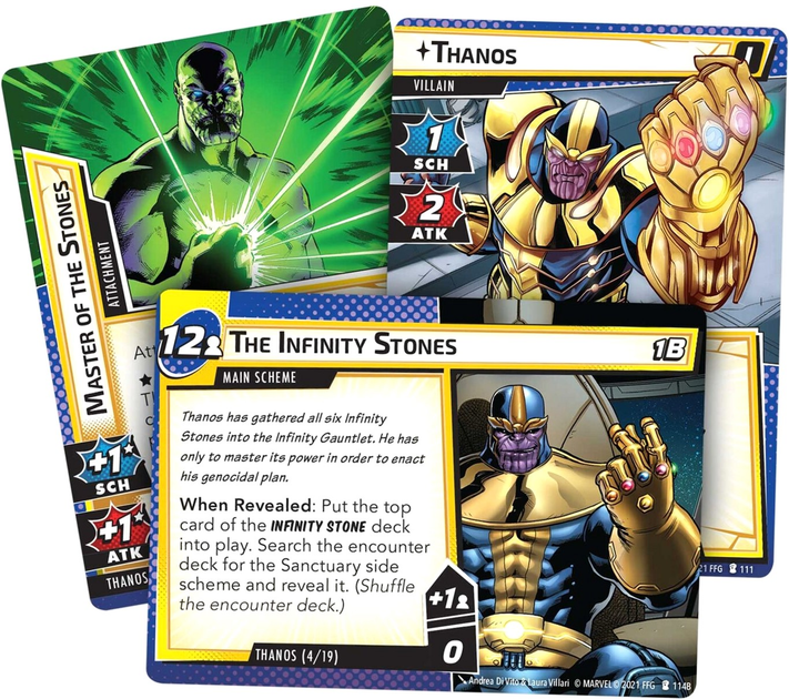 Dodatek do gry planszowej Fantasy Flight Games Marvel Champions: The Mad Titans Shadow Expansion (0841333113162) - obraz 5