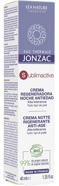 Krem do twarzy na noc Jonzac Anti-Aging Revitalizing Night Cream 40 ml (3517360023237) - obraz 1