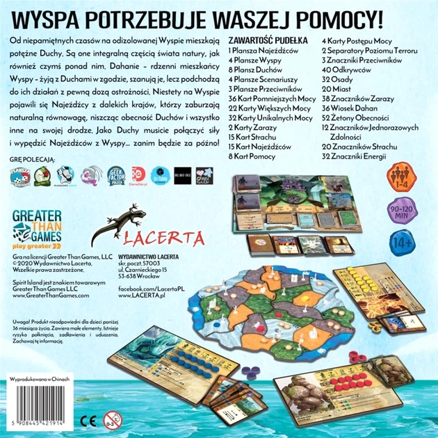 Настільна гра Lacerta Spirit Island (5908445421914) - зображення 3
