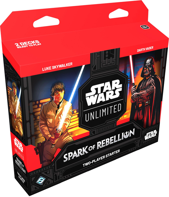 Zestaw startowy Fantasy Flight Games Star Wars Unlimited Spark of Rebellion dla 2 graczy (0841333122188) - obraz 1