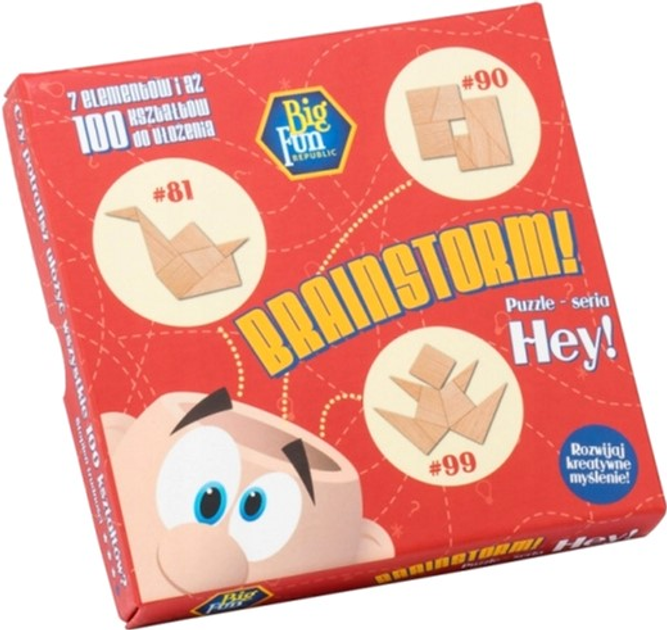 Головоломка Big Fun Republic Brainstorm Hey Puzzles (5902659190079) - зображення 1