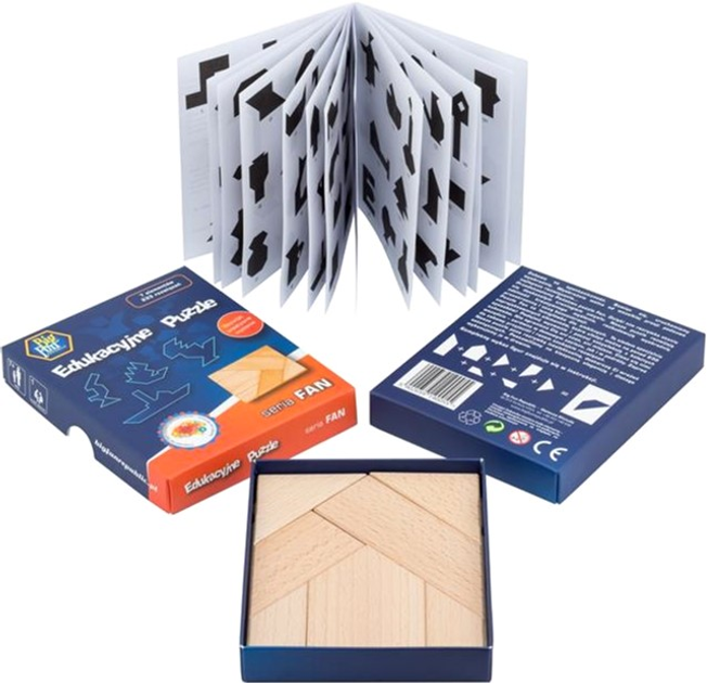 Łamigłówka Big Fun Republic Educational Fan Edukacyjne Puzzle (5902659190055) - obraz 3