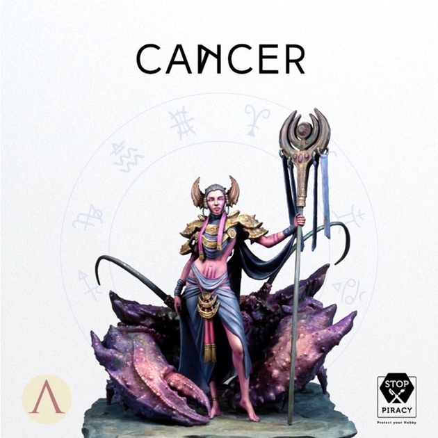 Фігурка для розфарбовування Scale 75 Zodiak Cancer 35 мм (8435635304643) - зображення 1