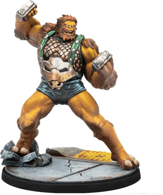 Zestaw figurek do złożenia i pomalowania Atomic Mass Games Marvel Crisis Protocol Beta Ray Bill & Ulik 2 szt (0841333113346) - obraz 3