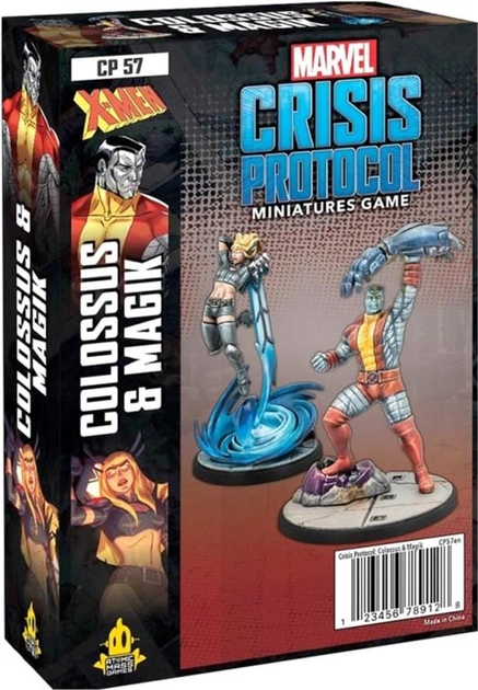 Набір фігурок для складання та розфарбовування Atomic Mass Games Marvel Crisis Protocol Colossus & Magik 2 шт (0841333116279) - зображення 1