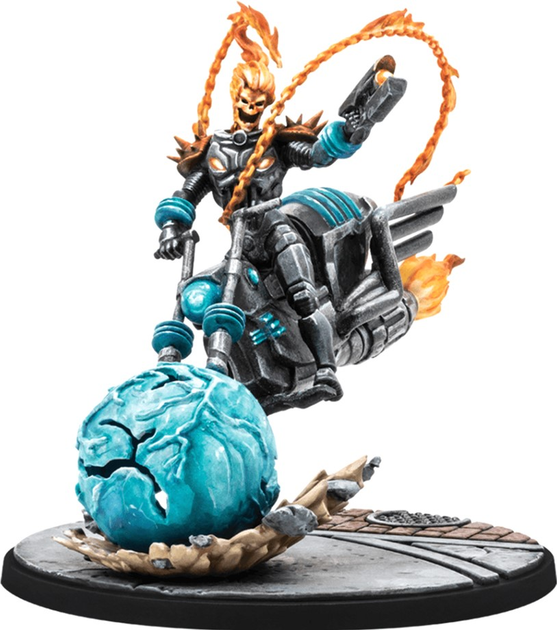 Figurka do złożenia i pomalowania Atomic Mass Games Marvel Crisis Protocol Cosmic Ghost Rider (0841333122683) - obraz 3