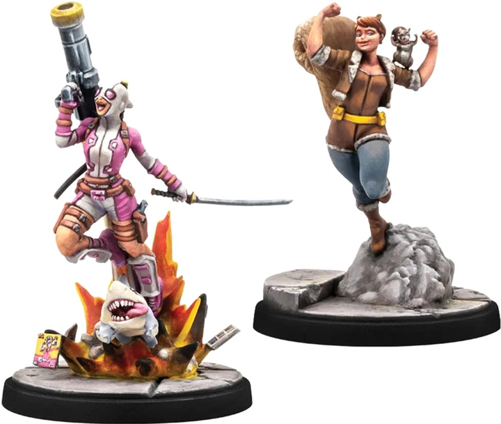 Zestaw figurek do złożenia i pomalowania Atomic Mass Games Marvel Crisis Protocol Squirrel Girl & Gwenpool 2 szt (0841333113629) - obraz 5