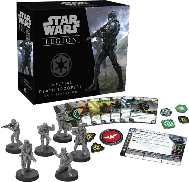 Zestaw figurek do złożenia i pomalowania Fantasy Flight Games Star Wars Legion Imperial Death Troopers Unit Expansion 6 szt (0841333107055) - obraz 2