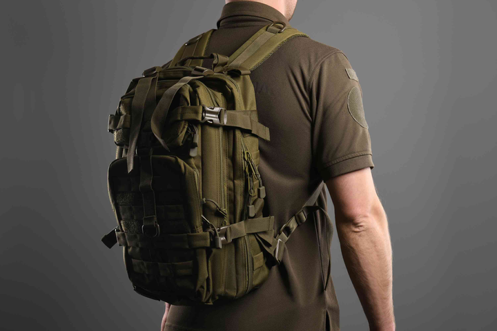 Рюкзак 2E Tactical тактичний, 25L, зелений (2E-MILTACBKP-25L-OG) - изображение 2