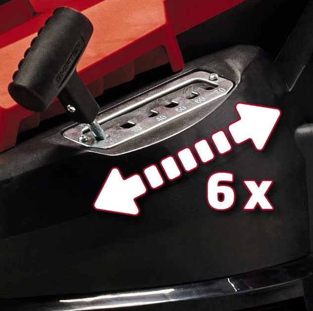 Газонокосарка Einhell електрична GC-EM 1800/43, 1800 Вт, 43 см, 50 л, 20-65 мм, до 800 м2, 12.2 кг (3400090) - изображение 7
