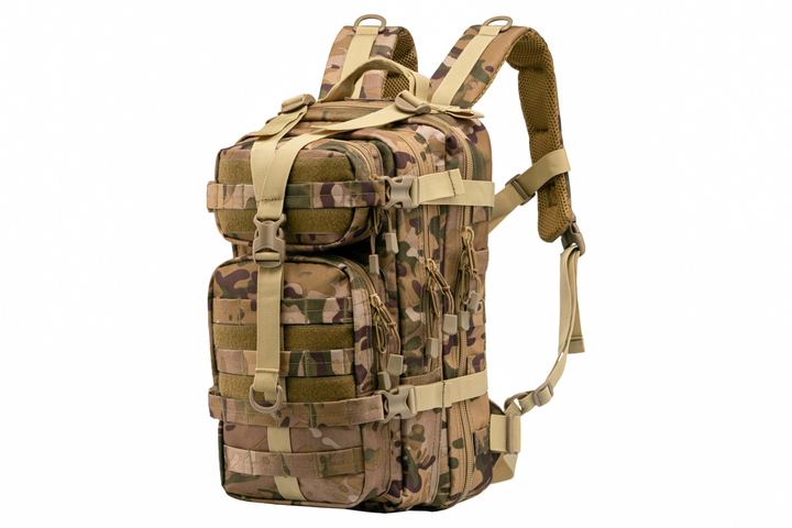 Рюкзак 2E Tactical тактичний, 25L, камуфляж (2E-MILTACBKP-25L-MC) - зображення 1