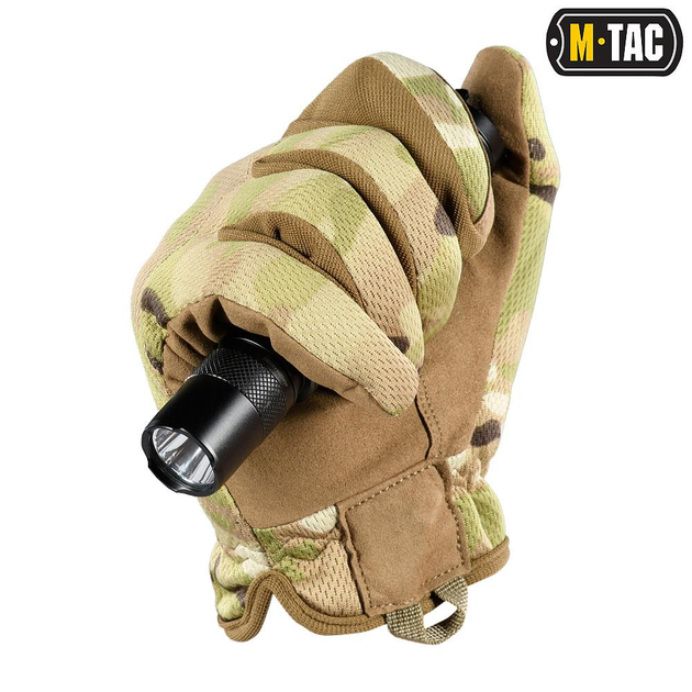 Перчатки тактические, нейлоновые M-Tac SCOUT TACTICAL MK.2 MC (MultiCam, Мультикам) Размер L - изображение 2