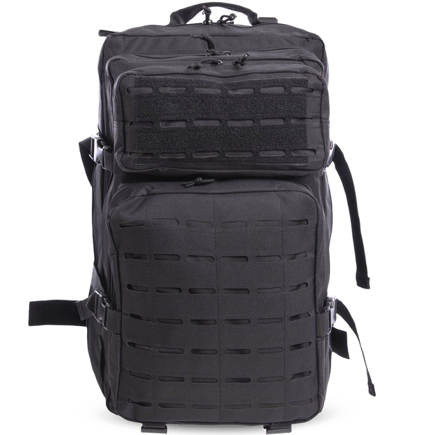 Рюкзак тактический штурмовой SILVER KNIGHT 1512 размер 50х36х12см 22л Черный - изображение 2