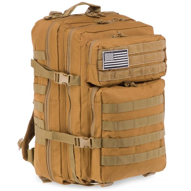 Рюкзак тактический штурмовой SP-Sport ZK-5507 размер 48х28х28см 38л Хаки - изображение 1