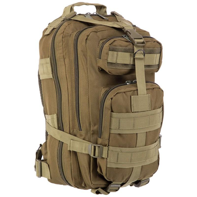 Рюкзак тактичний штурмовий SP-Sport ZK-5502 розмір 40x22x17см 15л Оливковий - зображення 1