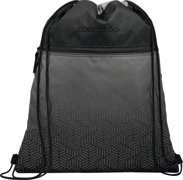Рюкзак-мішок для взуття Coocazoo Black Carbon 43x34 см (4047443475701) - зображення 1