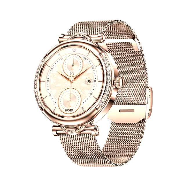 Смарт часы Smart Caring Fashion Vip Женские 2 ремешка Gold - изображение 4