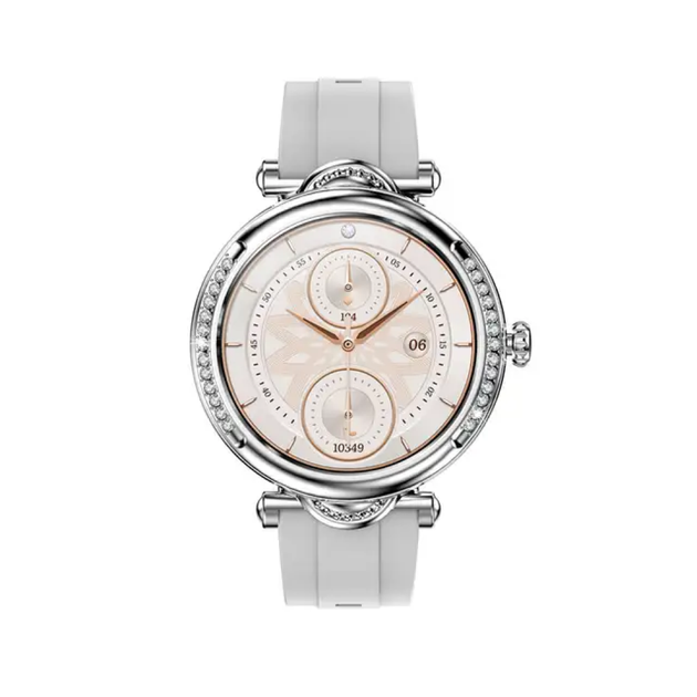 Смарт часы Smart Caring Fashion Vip Женские 2 ремешка Silver - изображение 5