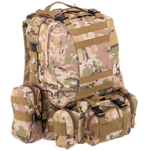 Рюкзак тактический штурмовой трехдневный SP-Sport ZK-5504 размер 48x31x20 30л Камуфляж Multicam - изображение 1