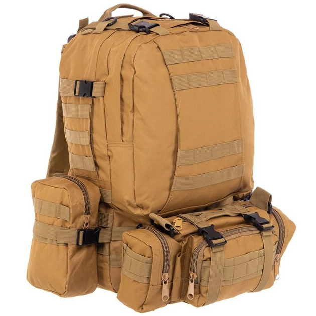 Рюкзак тактический штурмовой трехдневный SP-Sport ZK-5504 размер 48x31x20 30л Хаки - изображение 1