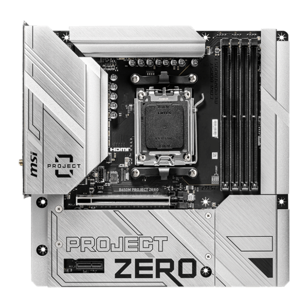 Материнская плата MSI B650M PROJECT ZERO Socket AM5/AMD/MicroATX/1хHDMI ...