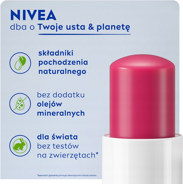 Balsam do ust Nivea Minnie Mouse Disney Edition 4.8 g (8850029041384) - obraz 2