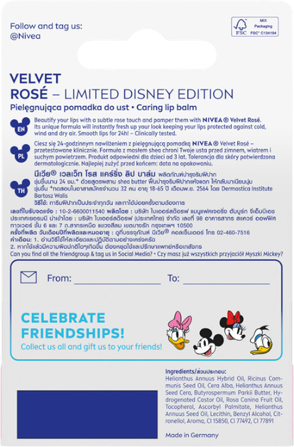 Pomadka ochronna Nivea Daisy Duck Disney Edition 4.8 g (8850029041391) - obraz 3