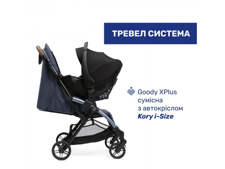 Прогулочная коляска Goody XPlus, Chicco (синяя) - изображение 6